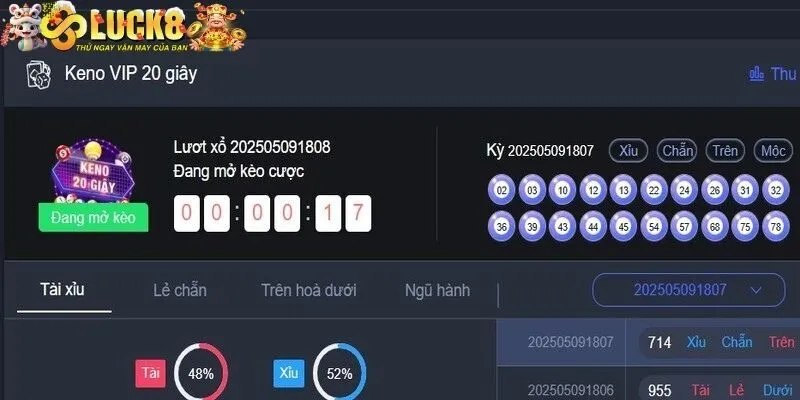 Keno 2 Các bước đặt cược